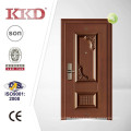 Cobre imitando aço porta KKD-587 para segurança de entrada